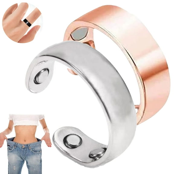 Vayro Ring for Women & Men: 4-Strong Magnet Adjustable Wellness Ring - Lightweight, Water-Resistant & Size-Fit Design