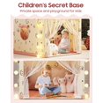 thumbnail image 4 of Tienda de campaña Tmsluody Princess para interiores con luces para niños, color rosa, 4 of 7