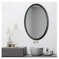 thumbnail image 5 of Black Oval Wall Mirror, 24''x36'' Bathroom Mirrors for Wall Mounted, Oval Vanity Mirror for Home Decor Bedroom Living Room Office Entryway, 5 of 8