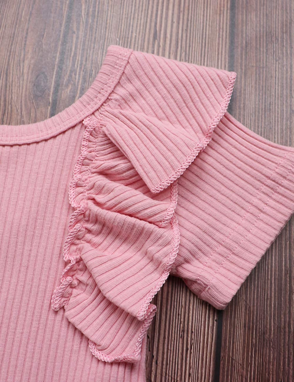 Baby Girl Outfits Short Ruffle Romper Floral Pants Summer Outfits Cute Baby Girl Clothes 6-12 Months