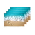 thumbnail image 4 of MKHERT Starfish On A Beach Sand Placemats Table Mats for Dining Room Kitchen Table Decoration 12x18 inch,Set of 4, 4 of 4