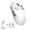 White, variant on Ultra-Lightweight Wireless Gaming Mouse with Decorative Stickers, 59g Tri-Mode Rechargeable Mouse, 1000Hz Polling Rate, Ergonomic Design for Gaming, Work, Laptop & PC, Black