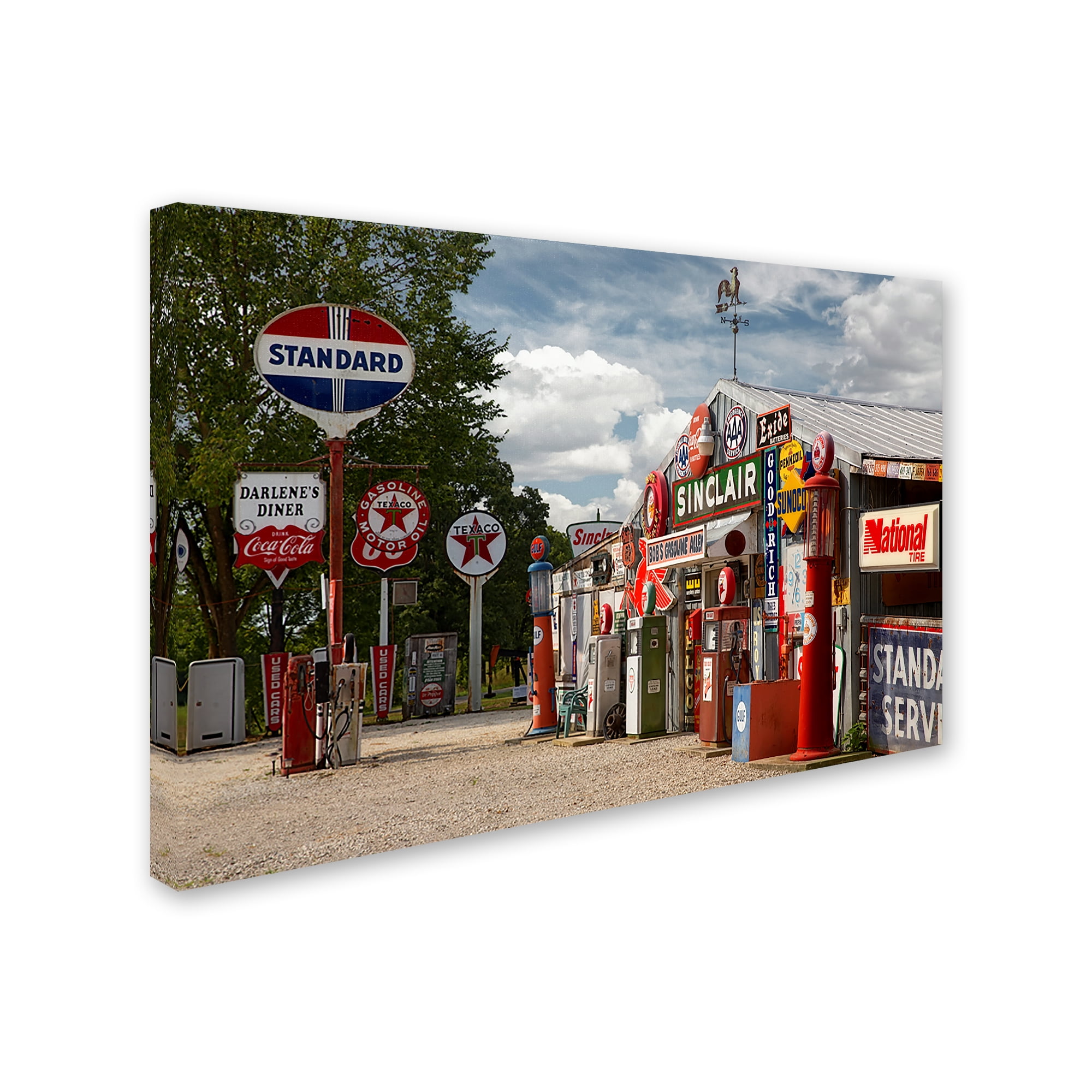 Trademark Fine Art 'Rt 66 Cuba Missouri 1' Canvas Art by Mike Jones Photo