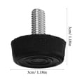 thumbnail image 3 of Adjust The Foot Pad 20 Pcs Adjustable Furniture Feet for Chair Legs Cabinet Plastic Iron, 3 of 6