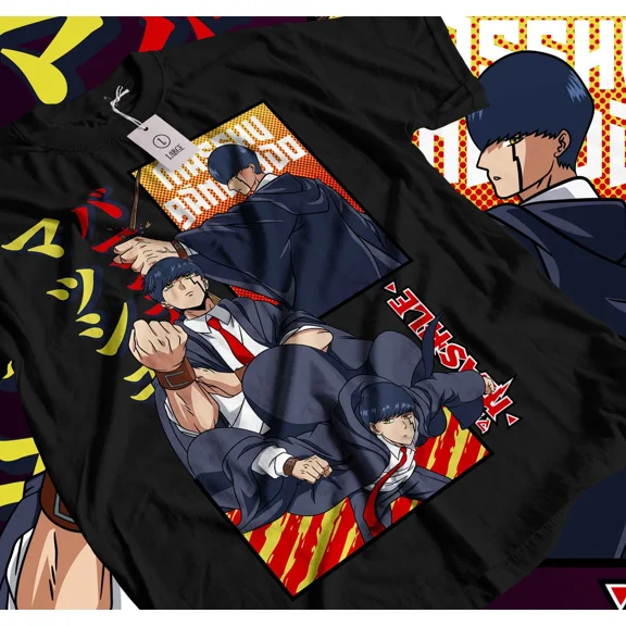 Mashle T-Shirt Magic and Muscles Mash Cream Puff Kawai Anime Gift Shirt 480 | eBay