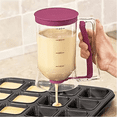 thumbnail image 3 of Pancake Cupcake Batter Dispenser Batter Dispenser Suitable for Cooking Any Baked Goods Red, 3 of 6