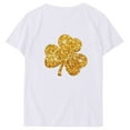 thumbnail image 4 of LSLJS T-shirt Décontracté à Col Rond et Manches Courtes Imprimé Arbre de Noël pour Femmes, 4 of 4