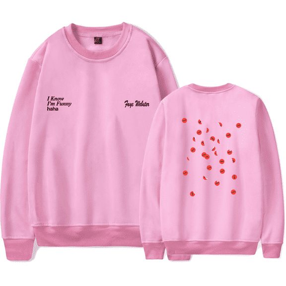 Faye Webster Merch Long Sleeve Crewneck Sweatshirt I Know I'm Funny haha Men Women Streetwear Hoodie Sweatshirts