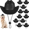 thumbnail image 2 of ZPAQI Party Pet Cowboy Caps for Small Dogs Fabric Western Hat Dogs Cosplay Hat, 2 of 6