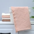 thumbnail image 4 of TACILIP 29x13in Cotton Tassel Towel Wedding Accompaniment Gift Absorbent Soft Fabric Bath Towel Mother's Day Gift Blanket Holiday Gift Birthday Gift Hand Towels for Bathroom, Birthday Gifts, 4 of 6