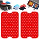 thumbnail image 1 of Revestimiento de silicona reutilizable para freidora, accesorios de cocina para freidoras de doble cesta, fácil limpieza - 13 x 20 cm (rojo) Revestimiento de silicona reutilizable para freidora de aire, accesorios de cocina para freidoras de doble cesta, fácil limpieza - 13 x 20 cm 20 cm (rojo) Kuyhfg Bienvenido a Kuyhfg, 1 of 5