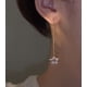 thumbnail image 3 of Pendientes de plata de ley 925 con diamantes brillantes, cadena de borla de cristal, pendientes colgantes para mujeres, adolescentes y niñas (estrella y luna), 3 of 5