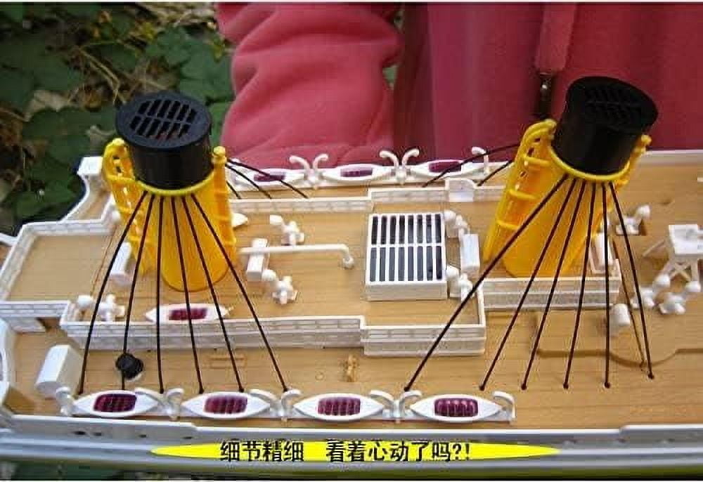 Radio Control RC Sea Jumbo Cruise Ship Remote Control Large 3D Titanic Ship Boat with Light