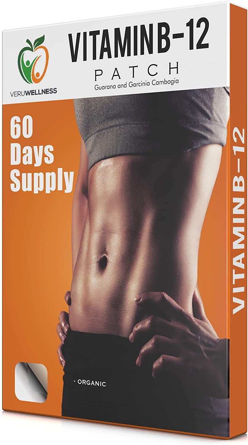 Veru Wellness Vitamin B12 Patch for Energy Boost 60 Day Supply