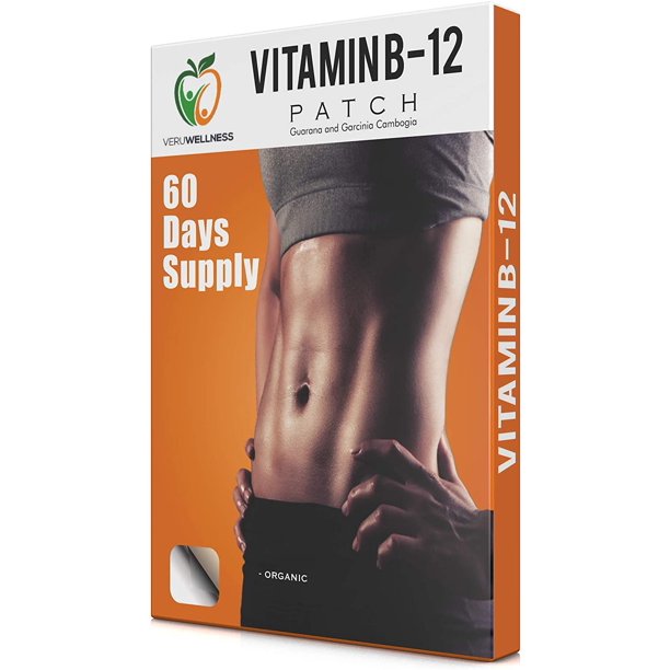 Veru Wellness Vitamin B12 Patch for Energy Boost 60 Day Supply Vitamin B12 Patches