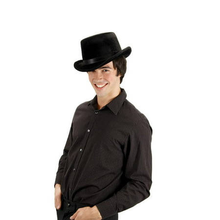 Top Hat Black Velvet Adult Costume Hat