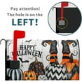 thumbnail image 2 of Happy Halloween Witch Feet Scary Pumpkin Mailbox Covers Magnetic Standard Size 25.5" X 21",Bat Spider Stripes Mailbox Wraps Post Letter Box Cover for Holiday Garden Yard Decor, 2 of 6