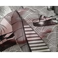 thumbnail image 5 of oneOone Silk Tabby Gray Fabric Nautical Craft Projects Decor Fabric Printed By The Yard 42 Inch Wide, 5 of 5