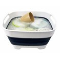 thumbnail image 6 of SAMMART 7.5L (2 Gallons) Collapsible Dishpan with Draining Plug - Foldable Washing Basin - Portable Dish Washing Tub - Space Saving Kitchen Storage Tub, 6 of 7