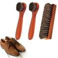 thumbnail image 2 of witspace 3pcs Horse Hair Shine Shoe Brush, Polish Dauber Applicators Cleaning Leather Shoes, Boot Care Brush, High Gloss Polishing Brush, Polishing Cloth Shoe Car Seat Sofa, 2 of 4