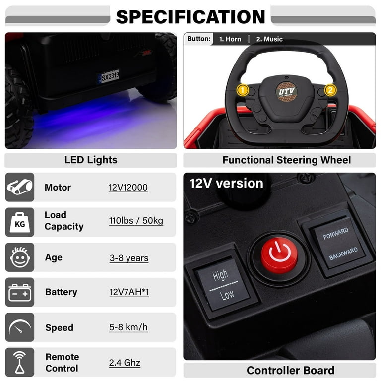 Power wheel with sale controller