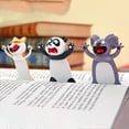 thumbnail image 4 of 3D Cartoon Animal Bookmarks Wacky Bookmark Cute Funny Bookmarks Cartoon Eye-catching Bookmark Stationery Birthday Party Favors, 4 of 10