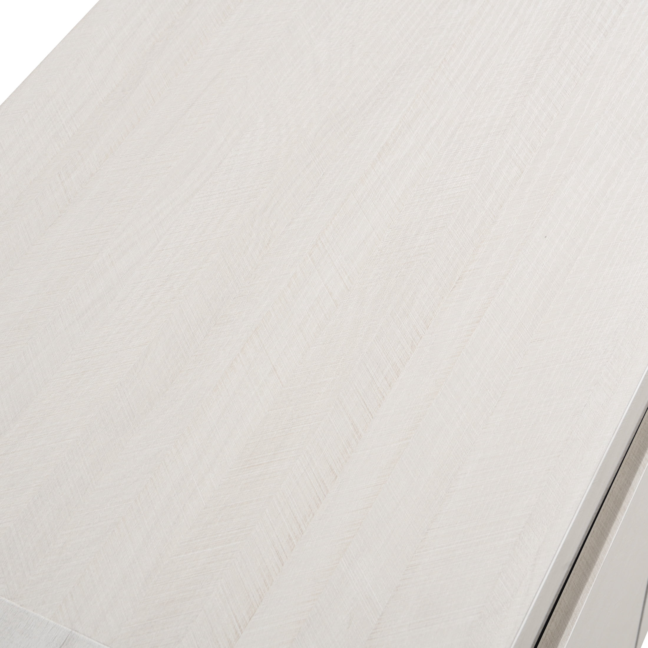 Christopher Knight Home Waterfall Sideboard Cabinet with Open Shelf and Hidden Storage, White Oak