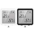thumbnail image 2 of Tuya LCD Screen Smart Temperature Humidity Sensor Bedroom Remote Control WiFi Thermometer Battery Powered Intelligent Device Black, 2 of 7