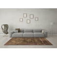 thumbnail image 3 of Ahgly Company Indoor Round Oriental Brown Industrial Area Rugs, 7' Round, 3 of 4