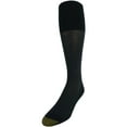 thumbnail image 2 of Men's Gold Toe 2055H Over The Calf Premium Fashion Socks - 3 Pack (Black/Charcoal/Black O/S), 2 of 5