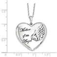 thumbnail image 2 of 925 Sterling Silver Mother of an Angel 18in. Necklace; 18 inch; for Adults and Teens; for Women and Men, 2 of 4