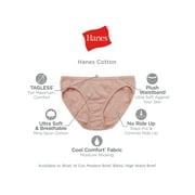 Hanes Women's Underwear Pack, 10-Pack, Softening Cotton Panties