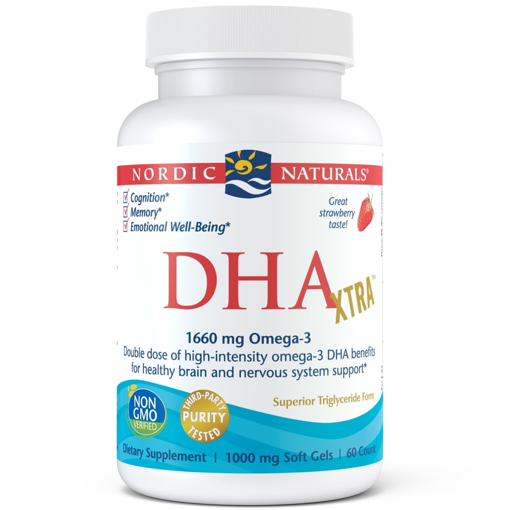 Nordic Naturals DHA Xtra Softgels, 1660 mg, 60 Ct