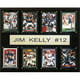CandICollectables 1215JKELLY8C NFL 12 x 15 Po Jim Kelly Billets de Buffle Plaque de 8 Cartes – image 1 sur 1