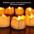 thumbnail image 4 of Velas Eléctricas Del Té Del LED, Velas Falsas Plásticas De Halloween Que Parpadean Realistas Para La Navidad, 4 of 7