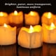 thumbnail image 4 of Velas De Té Eléctricas LED, Velas Falsas De Halloween De Plástico Realistas Sin Llama Con Control Remoto Para Banquetes, 4 of 7