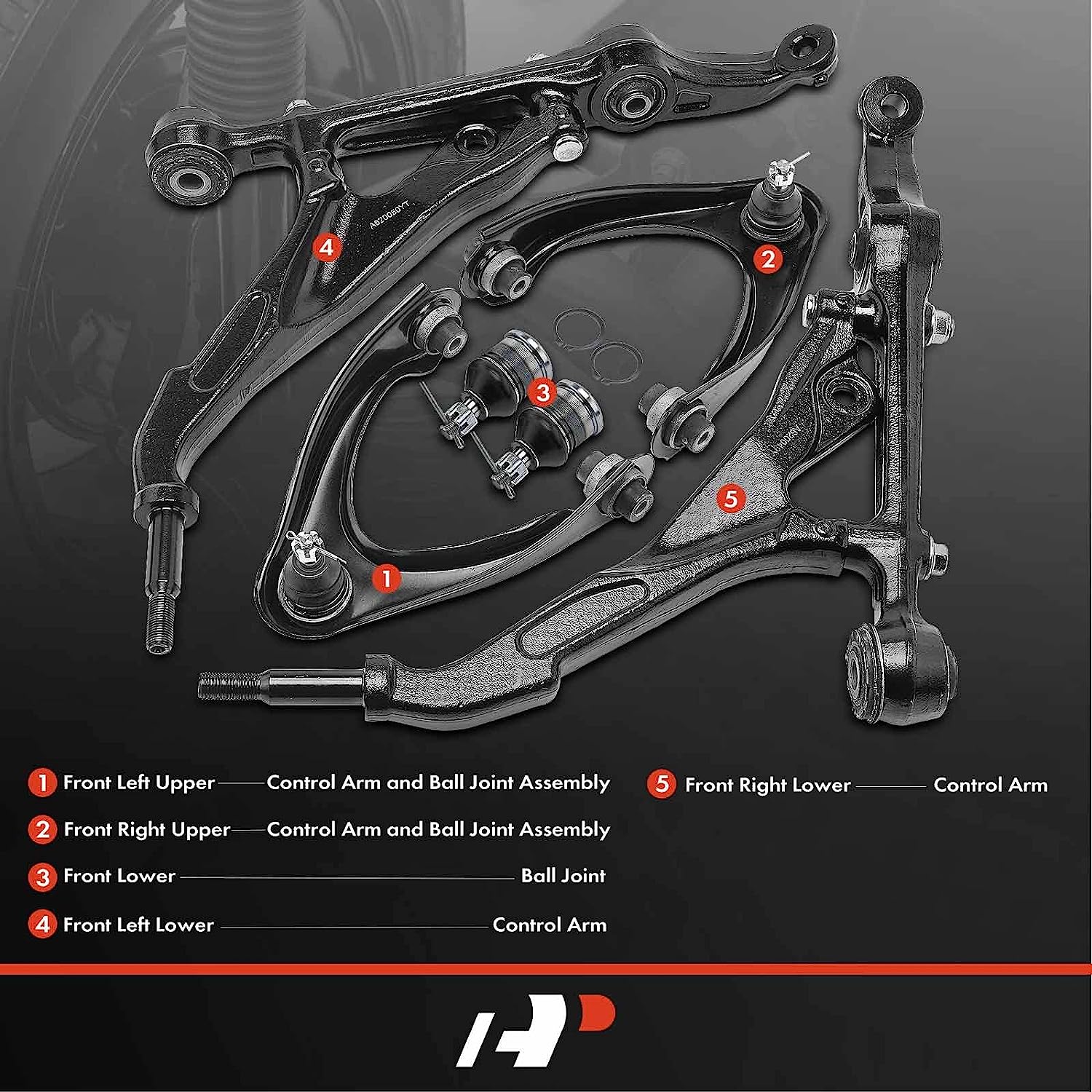 Front Left And Right Upper Control Arm For 1996 1997 1998 1999 2000 Honda Civic