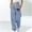 Blue, variant on WXLWZYWL Women Merry Christmas Sweatpants Drawstring Jogger Snowflake Fun Print Elastic Waist Casual Trousers Warm Comfy Pants with Pockets