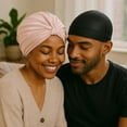 thumbnail image 4 of 2PCS Wave Caps for Men, Compression Cap over Durags, 4 of 8