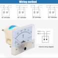 thumbnail image 3 of 85L1 AC0?500V Pointer AC Voltmeter Header Electrical Voltage Measuring Device Tool, 3 of 5