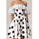 thumbnail image 5 of Minivestido Dolcie con volantes y punto ondulado de Dress Bellabarnetten, 5 of 6