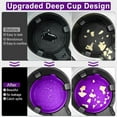 thumbnail image 6 of Car Cup Holder Coaster, Silicone Cup Holder Insert, Universal Non-Slip Cup Holders, Car Accessories Interior for Women and Man 4 Pack Purple, 6 of 12