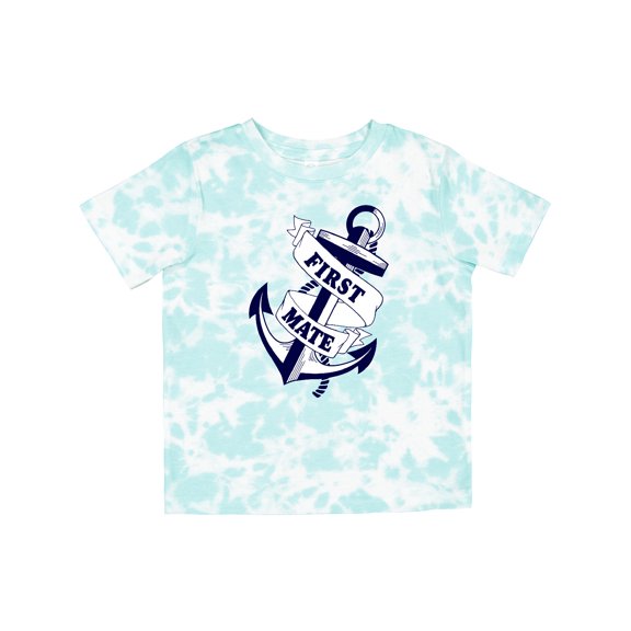 Inktastic First Mate with Anchor and Banner Boys or Girls Toddler T-Shirt