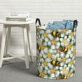 thumbnail image 5 of Goofa Bees and Flower Printed Circular Hamper,Laundry Basket with Handles,Storage Baskets Foldable,Large Capacity Laundry Hamper-, 5 of 8
