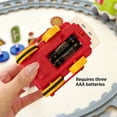 thumbnail image 5 of Upgraded Magnetic Train Set With Track - DIY Track And Magnetic Train Toy With Lights And Sounds Toddler Toy For Boys And Girls 3+ Educational Building Play Set G, 5 of 9