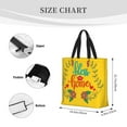 thumbnail image 4 of Naloa Bless This Home Tote Bag for Women, Foldable Tote Bag With Zipper, Large Shoulder Bag, Top Handle Handbag for Travel, Work, Shopping, 4 of 9