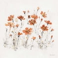 thumbnail image 3 of Audit, Lisa 20x20 Black Modern Framed Museum Art Print Titled - Wildflowers III Orange, 3 of 5