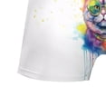 thumbnail image 5 of Hippie British Shorthair Portrait oil painting Watercolor Tie-dye Vintage All Over Print Boxer Briefs Underwear for Men Dad Cat Lover Kitten Owner Gifts - 00015, 5 of 6