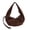 Brown, variant on Small Shoulder Bags for Women Faux Suedes Hobos Bag Shoulder Purse Handbags