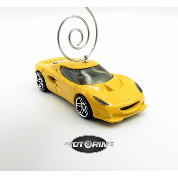 Lotus Project M250 Yellow Car Rare Christmas Ornament Diecast